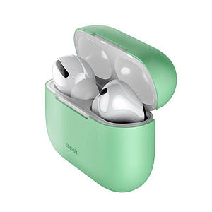 Чохол Baseus Super Thin Silica Gel для Apple AirPods Pro Green (WIAPPOD-ABZ06)