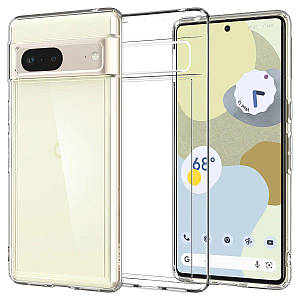 Чохол Spigen Ultra Hybrid до Google Pixel 7 Crystal Clear (ACS04699)