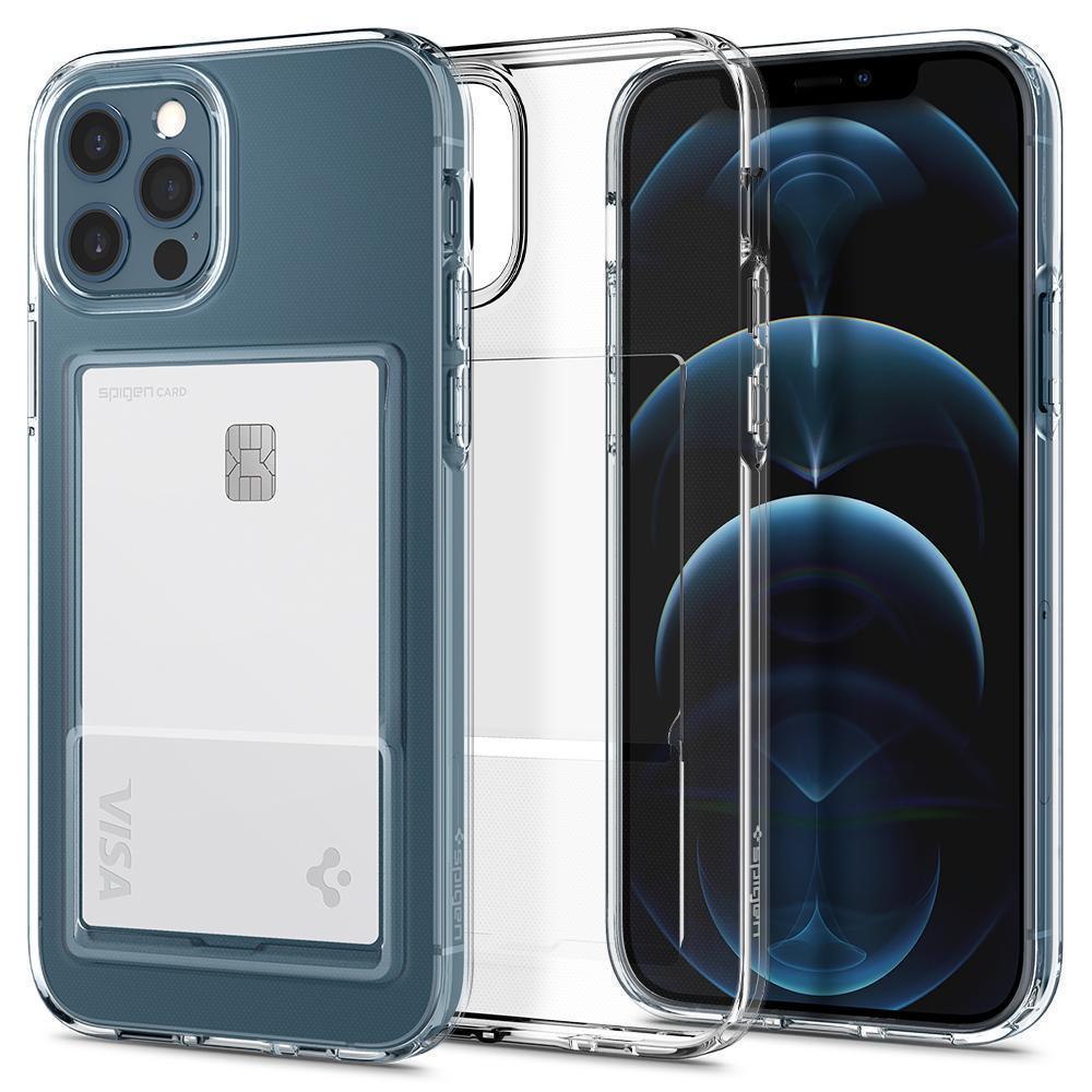 Чохол Spigen Crystal Slot для iPhone 12 / 12 Pro Crystal Clear (ACS02575)