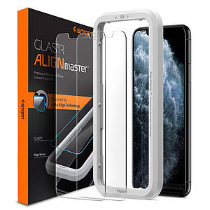 Захисне скло Spigen Glas.tR Align Master 2-Pack для iPhone 11 Clear (AGL00101)