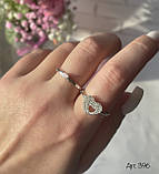 Набір сережки та каблучка, фото 2