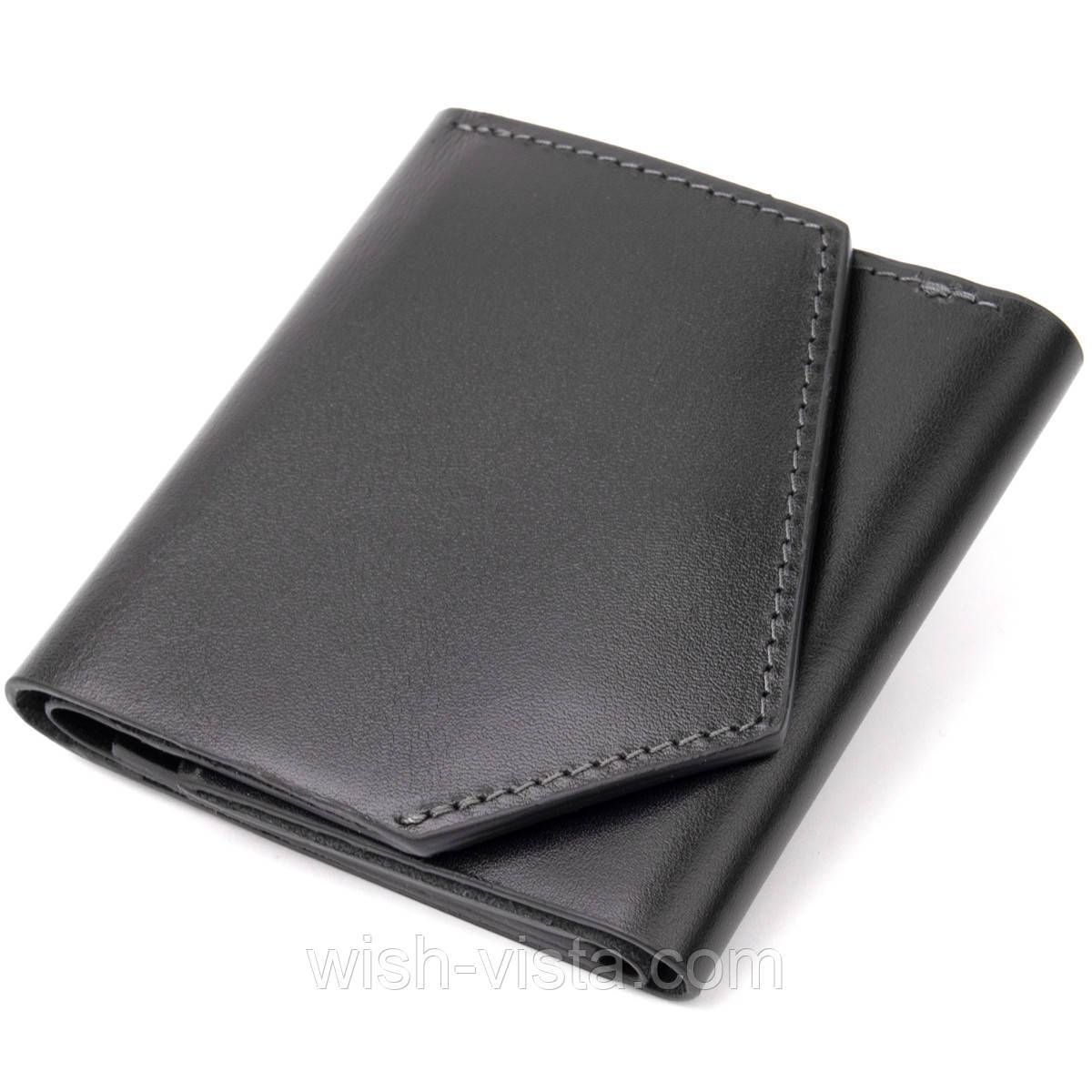 Портмоне кишенькове 11336 Grande Pelle Чорне, фото 1