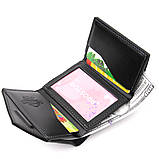 Портмоне кишенькове 11336 Grande Pelle Чорне, фото 4