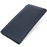 Жіночий шкіряний гаманець ST Leather Accessories 19382 Темно-синій, фото 2