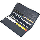 Жіночий шкіряний гаманець ST Leather Accessories 19382 Темно-синій, фото 3