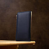 Жіночий шкіряний гаманець ST Leather Accessories 19382 Темно-синій, фото 7