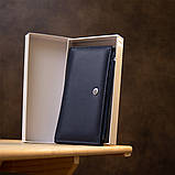 Жіночий шкіряний гаманець ST Leather Accessories 19382 Темно-синій, фото 8