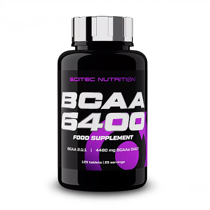 Scitec Nutrition BCAA 6400 125 Tabs, фото 1
