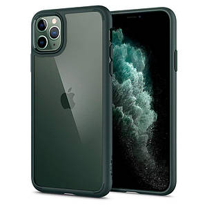 Чохол Spigen Hybrid Ultra для iPhone 11 Pro Midnight Green (ACS00417)