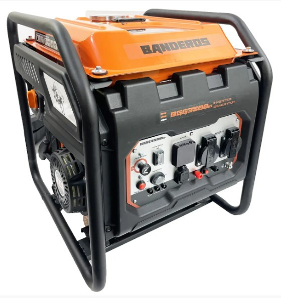 Генератор бензиновий інверторний BANDEROS BGG3500io, 3.2/3.5 кВт 4 тактний
