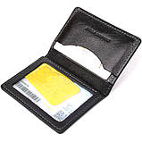 Шкіряна візитниця GRANDE PELLE 11487 Чорний, фото 3