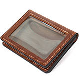 Шкіряна візитниця GRANDE PELLE 11489 Коричневий, фото 2