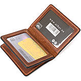 Шкіряна візитниця GRANDE PELLE 11489 Коричневий, фото 4