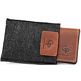 Шкіряна візитниця GRANDE PELLE 11489 Коричневий, фото 5