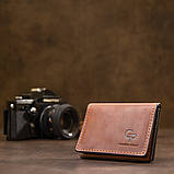 Шкіряна візитниця GRANDE PELLE 11489 Коричневий, фото 6