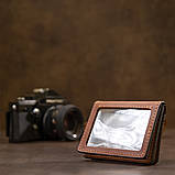 Шкіряна візитниця GRANDE PELLE 11489 Коричневий, фото 7