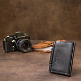 Шкіряна візитниця GRANDE PELLE 11496 Чорний, фото 7