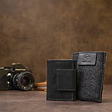 Шкіряна візитниця GRANDE PELLE 11496 Чорний, фото 9