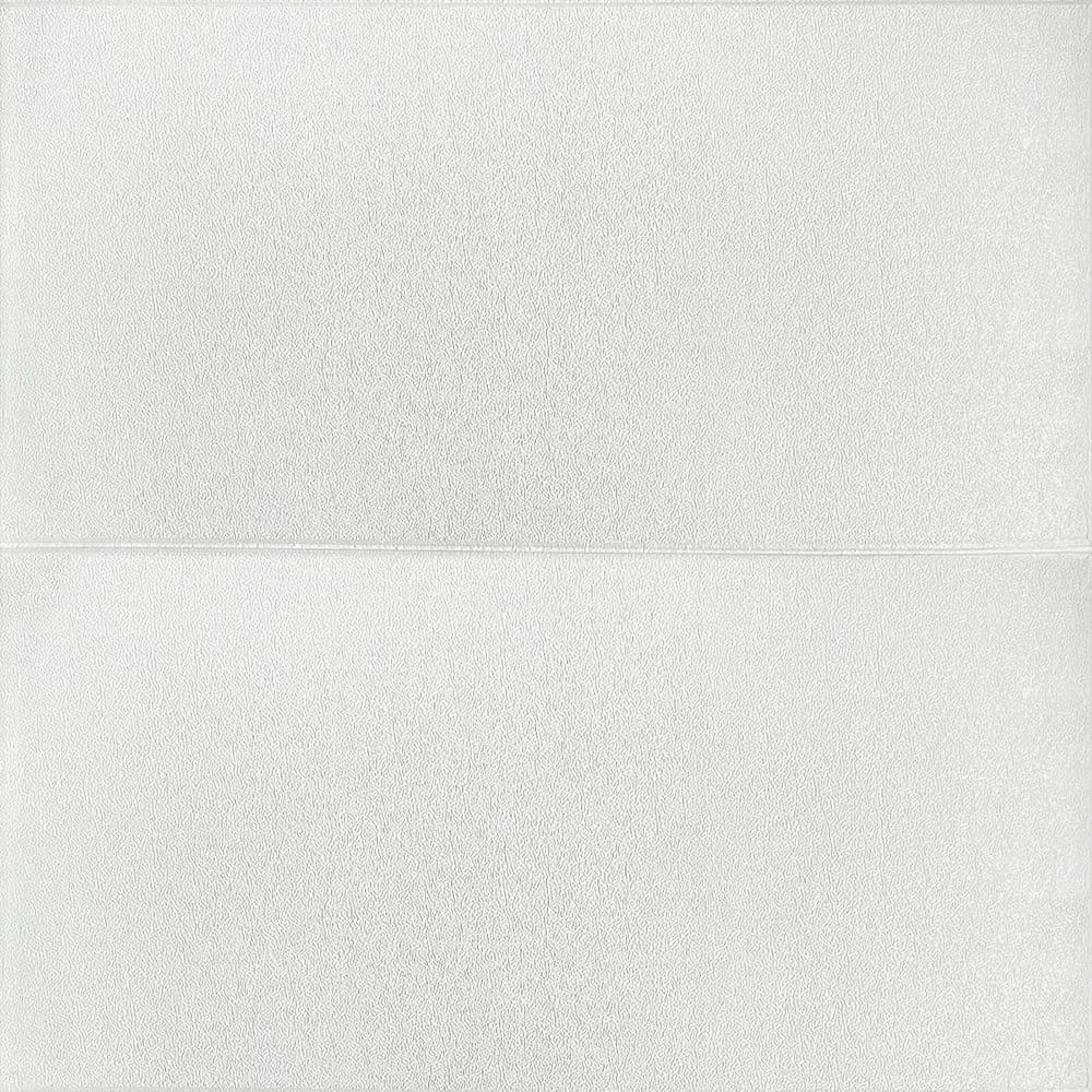 Самоклеющаяся декоративная 3D панель под плитку белую 700x700x4мм (365), фото 1