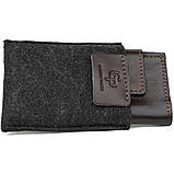 Шкіряна візитниця GRANDE PELLE 11410 Темно-коричневий, фото 6