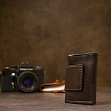 Шкіряна візитниця GRANDE PELLE 11410 Темно-коричневий, фото 7