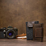 Шкіряна візитниця GRANDE PELLE 11410 Темно-коричневий, фото 10