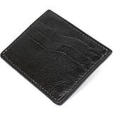 Шкіряний картхолдер GRANDE PELLE 11500 Чорний, фото 2