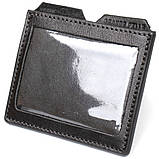 Шкіряний картхолдер GRANDE PELLE 11502 Чорний, фото 2
