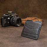 Шкіряний картхолдер GRANDE PELLE 11502 Чорний, фото 6