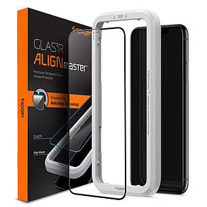 Захисне скло Spigen Glas.tR Align Master для iPhone 11 /XR Black (AGL00106)