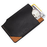 Шкіряний картхолдер GRANDE PELLE 11398 Чорний, фото 3