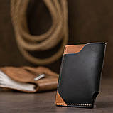 Шкіряний картхолдер GRANDE PELLE 11398 Чорний, фото 6