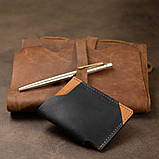 Шкіряний картхолдер GRANDE PELLE 11398 Чорний, фото 8