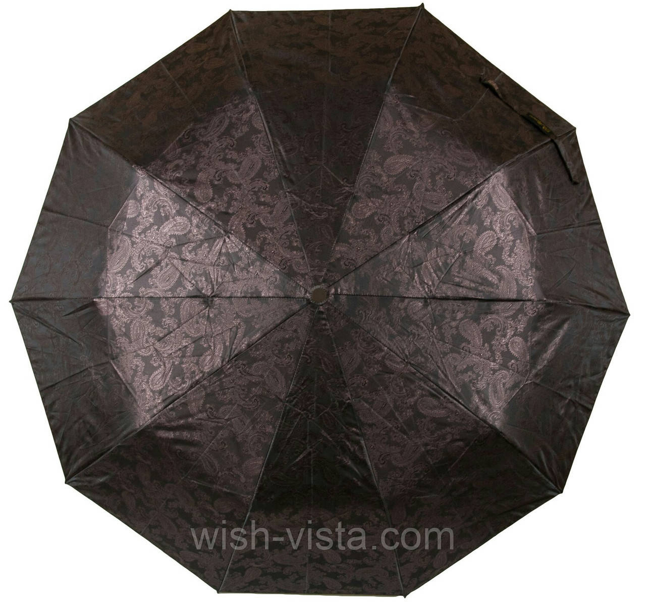 Жіноча парасолька напівавтомат Bellisimo Коричнева (PODM524-2), фото 1