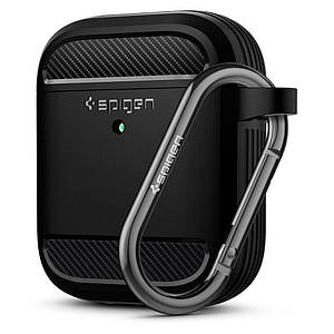 Чехол Spigen Rugged Armor case для Apple AirPods Black (ASD01117)