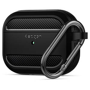 Чохол Spigen Rugged Armor case до Apple AirPods Pro 1 Black (ASD00540)