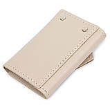 Шкіряна ключниця GRANDE PELLE 11523 Бежевий, фото 2