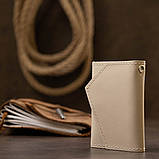 Шкіряна ключниця GRANDE PELLE 11523 Бежевий, фото 5