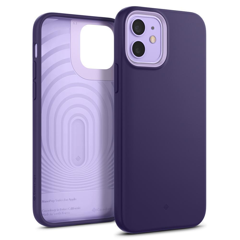 Чохол Caseology Nano Pop для iPhone 12 / 12 Pro Grape Purple (ACS03107)