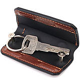 Шкіряна ключниця Grande Pelle 11392 Коричневий, фото 4