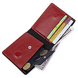 Шкіряне портмоне GRANDE PELLE 11551 Чорний, фото 4