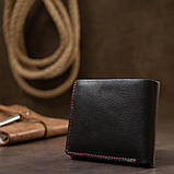 Шкіряне портмоне GRANDE PELLE 11551 Чорний, фото 7