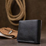 Шкіряне чоловіче портмоне GRANDE PELLE 11552 Синій, фото 7