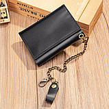 Портмоне на ланцюжку 20244 Vintage Чорне 11х8,5х1,5, фото 6