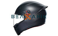 Шлем (интеграл) AGV K1 S Matt Black ECE2206 [XL]