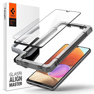 Захисне скло Spigen Glas.tR AlignMaster Full Cover для Samsung Galaxy A32 LTE(4G) Black (AGL02820)