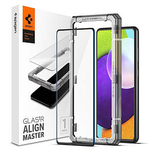 Захисне скло Spigen Glas.tR AlignMaster Full Cover для Samsung Galaxy A52 LTE /5G Black (AGL02821)