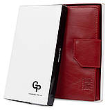 Жіночий гаманець у три складання GRANDE PELLE 11564 Червоний, фото 7