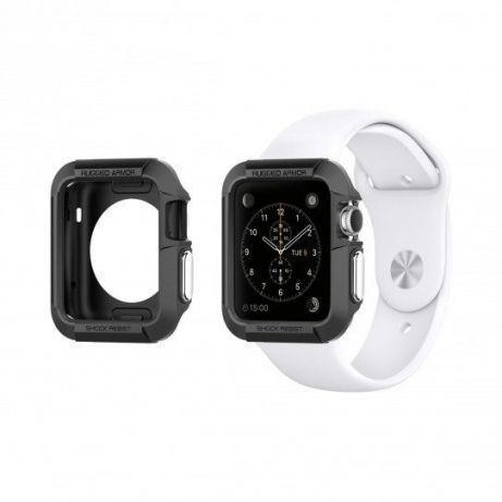 Чохол SPIGEN Rugged Armor для Apple Watch 38mm 1/2/3 Black (SGP11485)