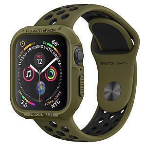 Чохол Spigen Rugged Armor для Apple Watch 4/5/6/SE 40mm Olive Green (061CS26014)